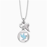 Collar Herzengel Niño in Plata HEN-01PEACE - HEN-01PEACE